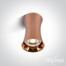 Kulu oprawa sufitowa 1x10W GU10 miedziany